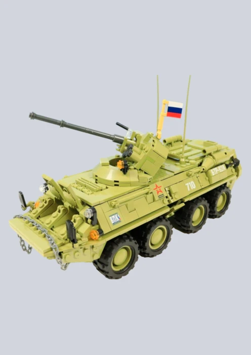 Купить игрушка-конструктор российский бронетранспортер «бтр-82а» 810 деталей в интернет-магазине ArmRus по выгодной цене. - изображение 1