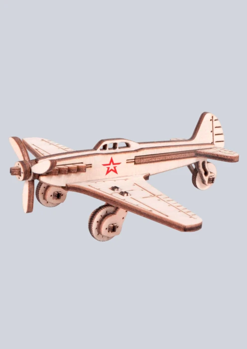 Купить игрушка-конструктор из дерева самолет-бомбардировщик «армия россии» 17 деталей в интернет-магазине ArmRus по выгодной цене. - изображение 1
