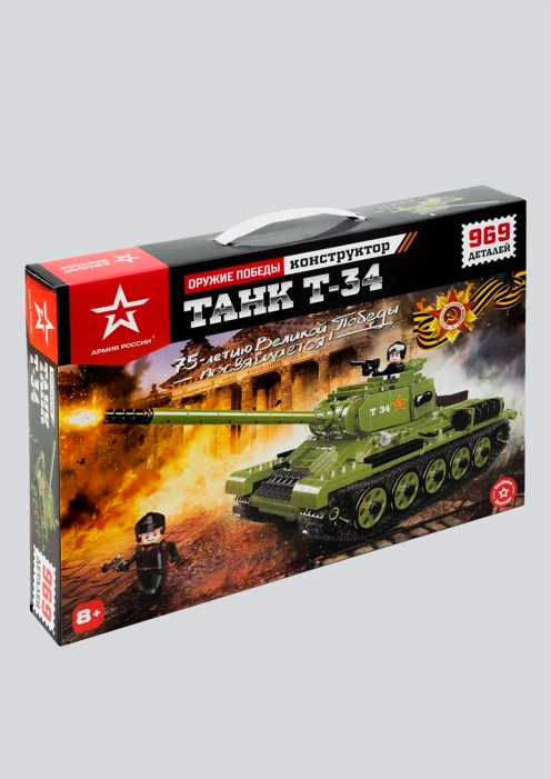 Купить игрушка-конструктор танк «т-34» 969 деталей в интернет-магазине ArmRus по выгодной цене. - изображение 7