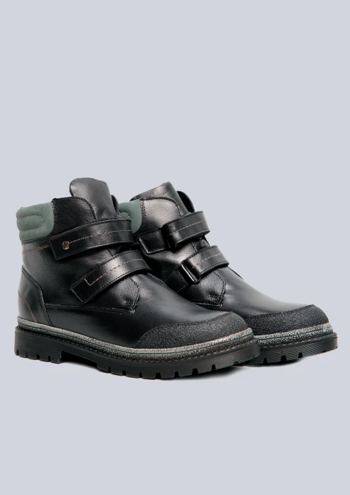 Купить зимние ботинки детские «армия россии» черные в интернет-магазине ArmRus по выгодной цене. - изображение 1