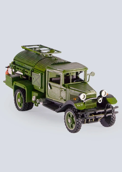 Купить игрушка-конструктор из дерева советский грузовик-заправщик «полуторка» 309 деталей в интернет-магазине ArmRus по выгодной цене. - изображение 7