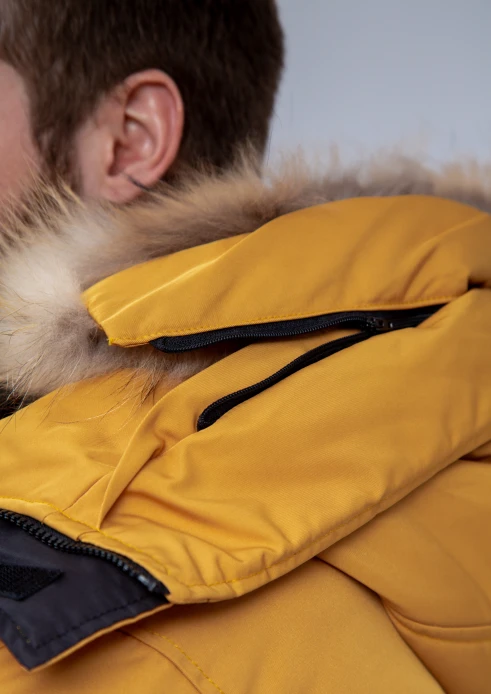 Купить куртка-парка утепленная мужская «армия россии» желтая в интернет-магазине ArmRus по выгодной цене. - изображение 10