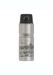 Термос из нержавеющей стали, Thermos SK4000 Moscow, 710мл - стальной