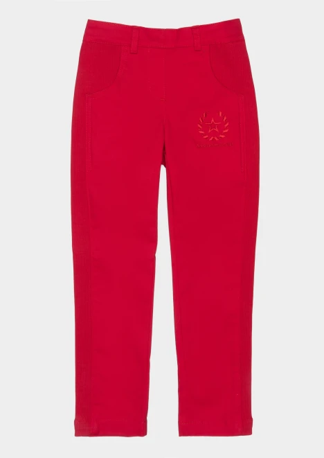 Купить брюки для девочки «армия россии» красные на резинке в интернет-магазине ArmRus по выгодной цене. - изображение 1