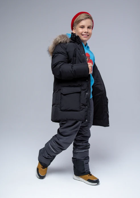 Купить куртка-парка утепленная детская «армия россии» черная в интернет-магазине ArmRus по выгодной цене. - изображение 16