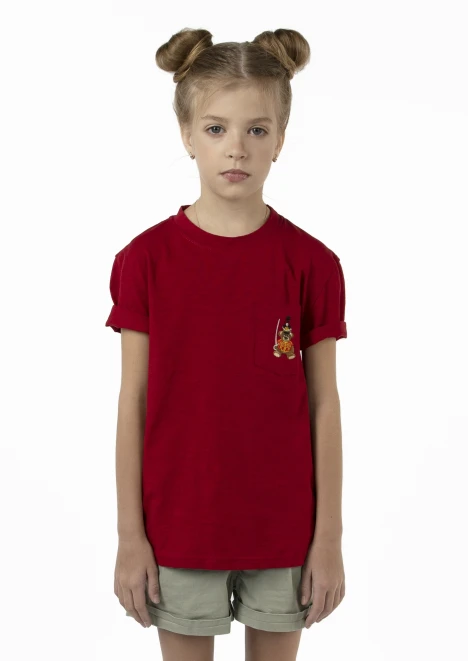 Купить футболка детская «вежливые мишки» красная в интернет-магазине ArmRus по выгодной цене. - изображение 1
