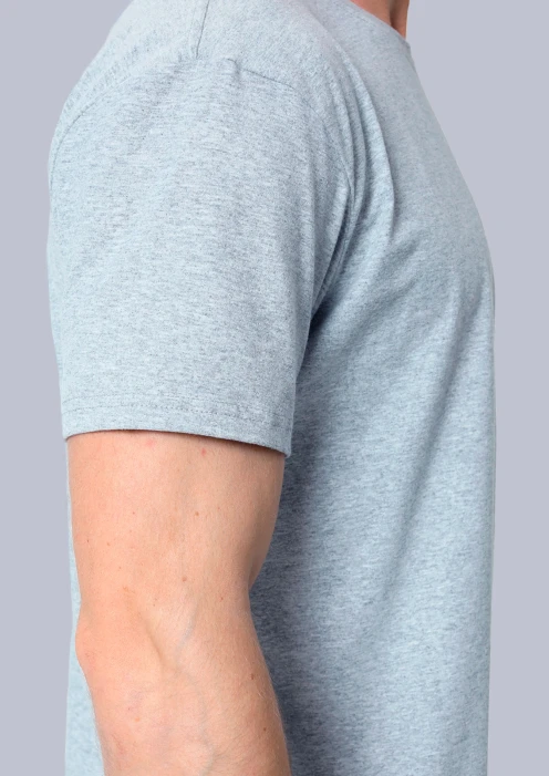 Купить футболка мужская «23» серый меланж в интернет-магазине ArmRus по выгодной цене. - изображение 6