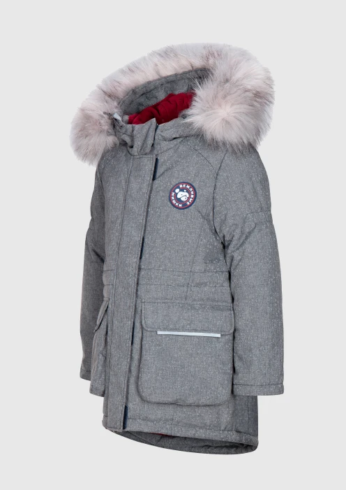 Купить куртка-парка утепленная детская «вежливые мишки» серая в интернет-магазине ArmRus по выгодной цене. - изображение 23