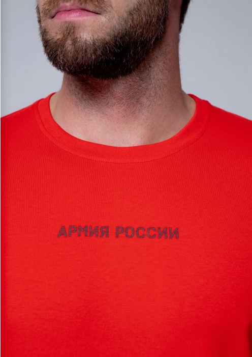 Купить футболка «армия россии» красная в интернет-магазине ArmRus по выгодной цене. - изображение 6