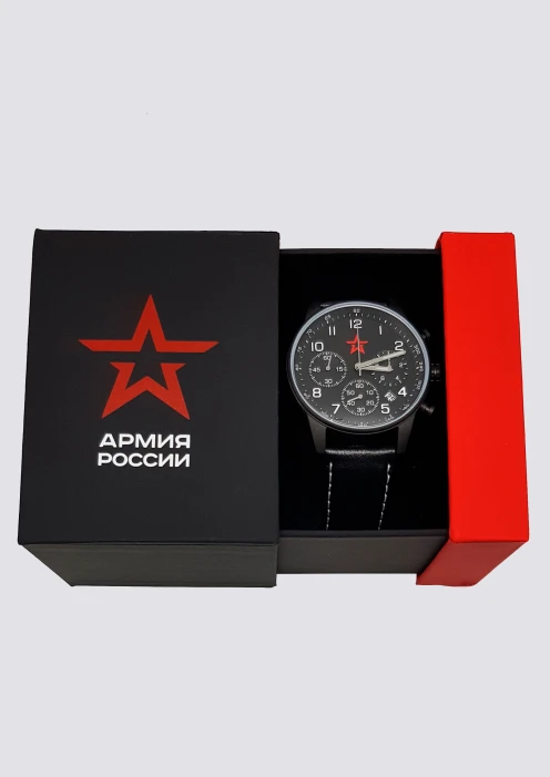 Купить часы наручные армия россии, черный в интернет-магазине ArmRus по выгодной цене. - изображение 2