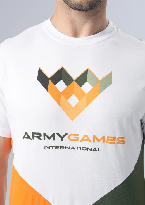 Купить футболка мужская «army games international» трехцветная  в интернет-магазине ArmRus по выгодной цене. - изображение 5