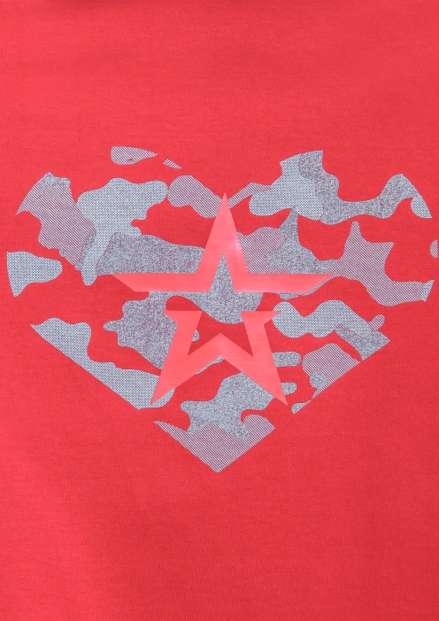 Купить свитшот женский «сердце» бордовый в Москве с доставкой по РФ - изображение 4