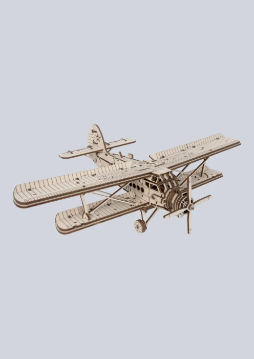 Купить игрушка-конструктор из дерева военный самолет «ан-2» 142 детали в интернет-магазине ArmRus по выгодной цене. - изображение 5