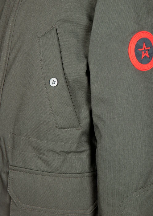 Купить куртка-парка утепленная детская «армия россии» хаки в интернет-магазине ArmRus по выгодной цене. - изображение 4