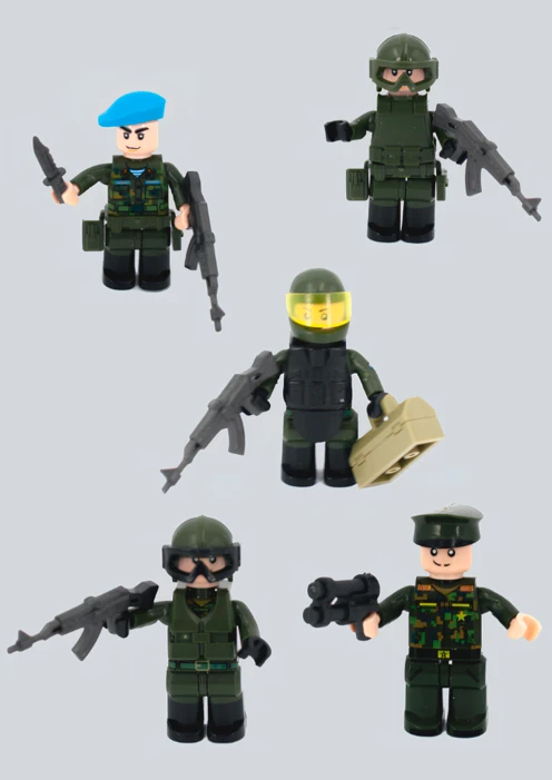 Купить игрушка-конструктор минифигурка «солдатик» серия солдаты российской армии в интернет-магазине ArmRus по выгодной цене. - изображение 1