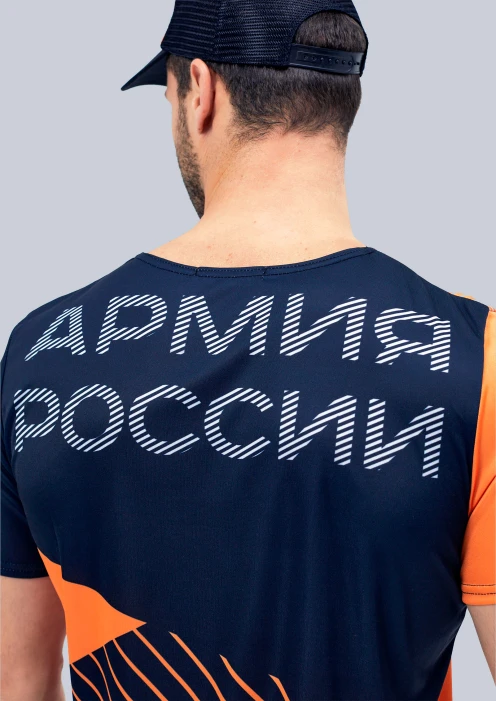 Купить футболка спортивная «армия россии» оранжевая  в интернет-магазине ArmRus по выгодной цене. - изображение 5