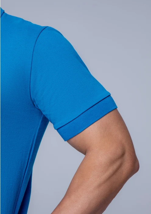 Купить футболка-поло пике мужская «звезда» голубая в интернет-магазине ArmRus по выгодной цене. - изображение 8