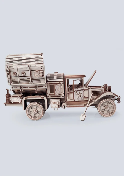 Купить игрушка-конструктор из дерева советский грузовик-заправщик «полуторка» 309 деталей в интернет-магазине ArmRus по выгодной цене. - изображение 5