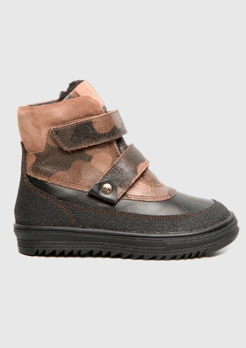Купить зимние ботинки детские «армия россии» коричневый камуфляж в интернет-магазине ArmRus по выгодной цене. - изображение 3