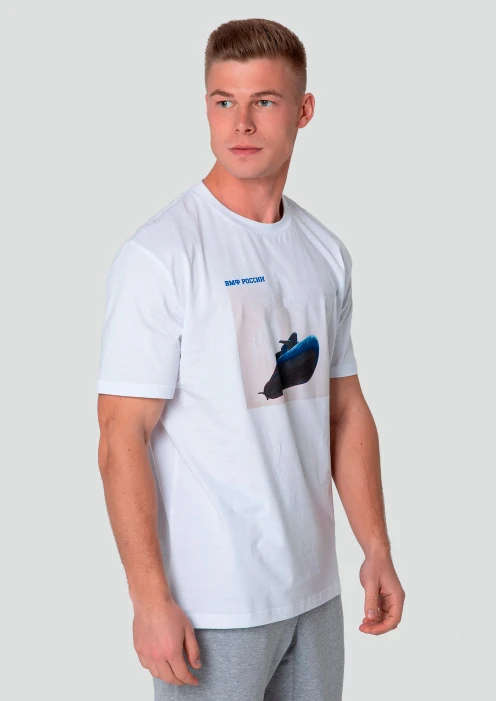 Купить футболка мужская «вмф россии» белая в интернет-магазине ArmRus по выгодной цене. - изображение 3