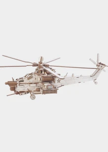 Конструктор из дерева Армия России Ударный боевой вертолет: купить в интернет-магазине «Армия России