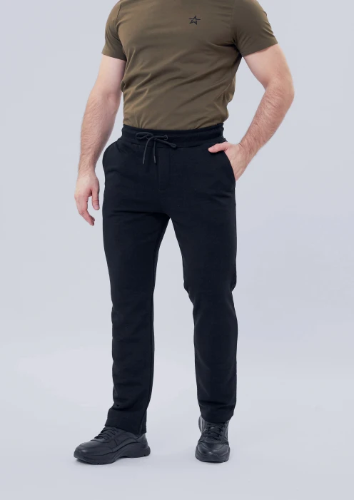 Купить брюки трикотажные «армия россии» черные в интернет-магазине ArmRus по выгодной цене. - изображение 3