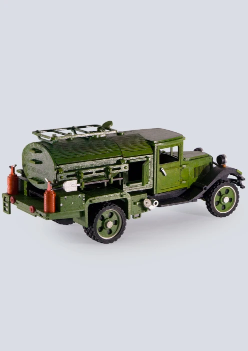 Купить игрушка-конструктор из дерева советский грузовик-заправщик «полуторка» 309 деталей в интернет-магазине ArmRus по выгодной цене. - изображение 8