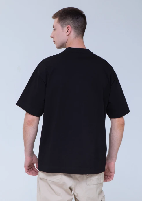 Купить футболка оверсайз мужская «звезда» черная в интернет-магазине ArmRus по выгодной цене. - изображение 2