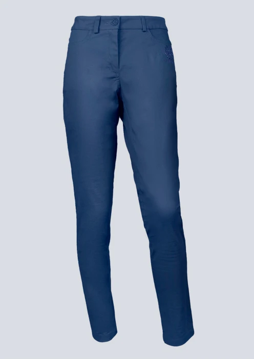 Купить брюки женские темно-синие в Москве с доставкой по РФ - изображение 1