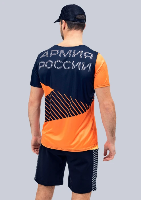 Купить футболка спортивная «армия россии» оранжевая  в интернет-магазине ArmRus по выгодной цене. - изображение 2
