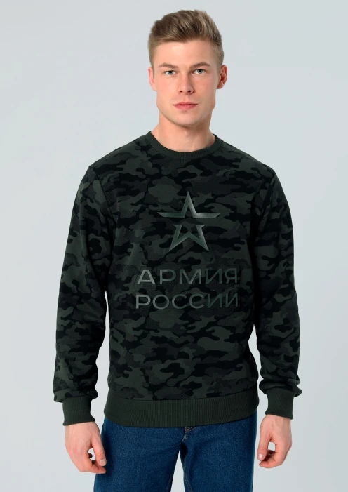 Купить свитшот мужской «армия россии» камуфляж в интернет-магазине ArmRus по выгодной цене. - изображение 1