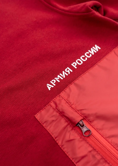 Купить свитшот мужской «миру быть» красный в интернет-магазине ArmRus по выгодной цене. - изображение 6