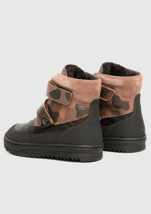 Купить зимние ботинки детские «армия россии» коричневый камуфляж в интернет-магазине ArmRus по выгодной цене. - изображение 2