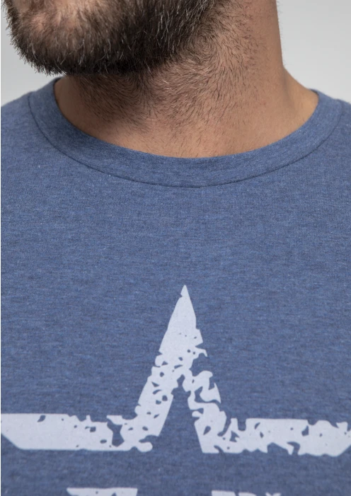 Купить футболка мужская «звезда» голубая в интернет-магазине ArmRus по выгодной цене. - изображение 7