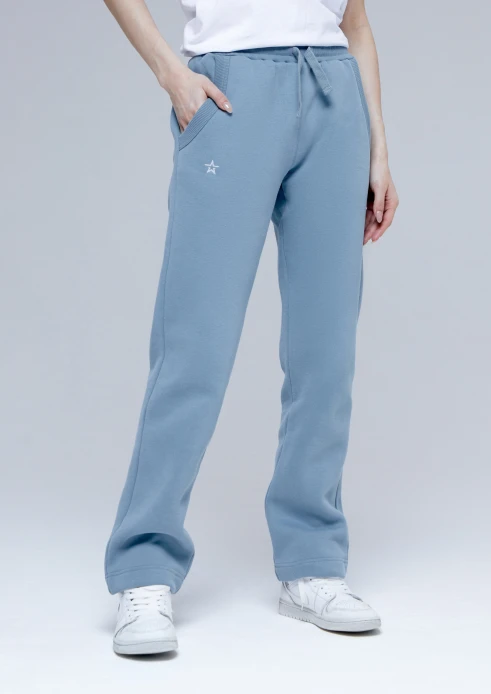 Купить брюки женские «звезда» винтажно-синие в Москве с доставкой по РФ - изображение 1