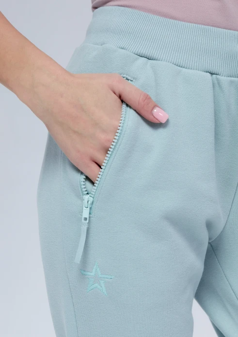 Купить брюки женские «звезда» пыльная мята в Москве с доставкой по РФ - изображение 6