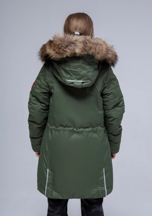 Купить куртка-парка утепленная детская «армия россии» хаки со светоотражающими вставками в интернет-магазине ArmRus по выгодной цене. - изображение 3