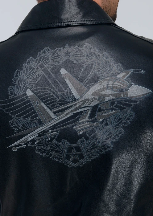 Купить куртка пилот кожаная «вкс» черная в интернет-магазине ArmRus по выгодной цене. - изображение 6