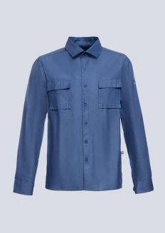 Рубашка джинсовая мужская - синий