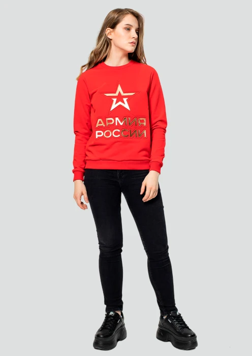 Купить свитшот женский «армия россии. звезда» золотое тиснение в интернет-магазине ArmRus по выгодной цене. - изображение 6
