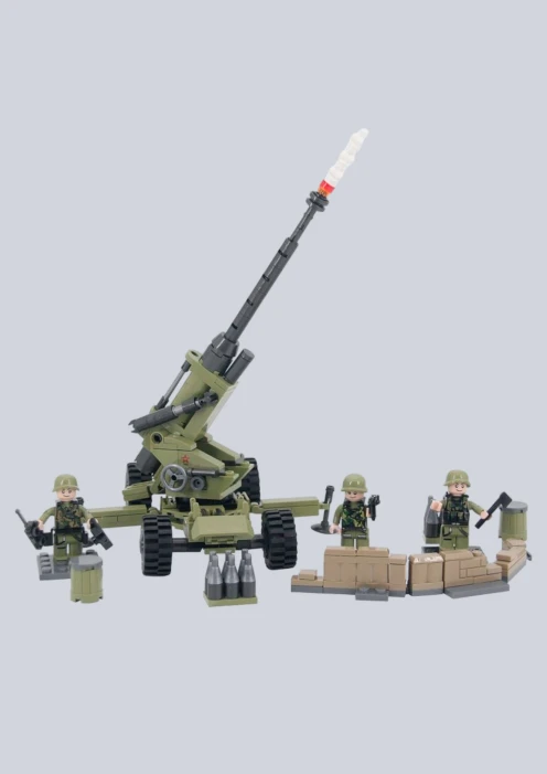 Купить игрушка-конструктор зенитное орудие «армия россии» 350 деталей в интернет-магазине ArmRus по выгодной цене. - изображение 1