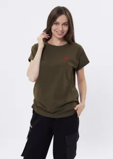 Футболка женская вышивка Звезда: купить в интернет-магазине «Армия России