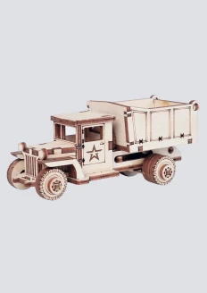 Игрушка-конструктор из дерева советский грузовик-самосвал «ЗИС-5» 48 деталей: купить в интернет-магазине «Армия России