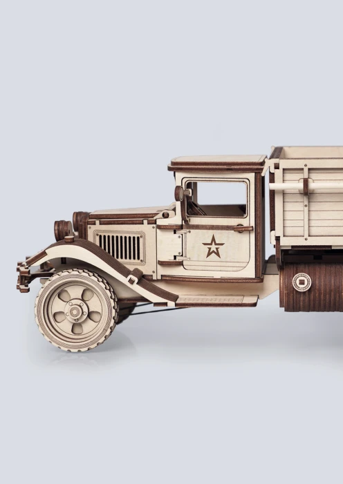 Купить игрушка-конструктор из дерева советский грузовик «полуторка» 217 деталей в интернет-магазине ArmRus по выгодной цене. - изображение 6