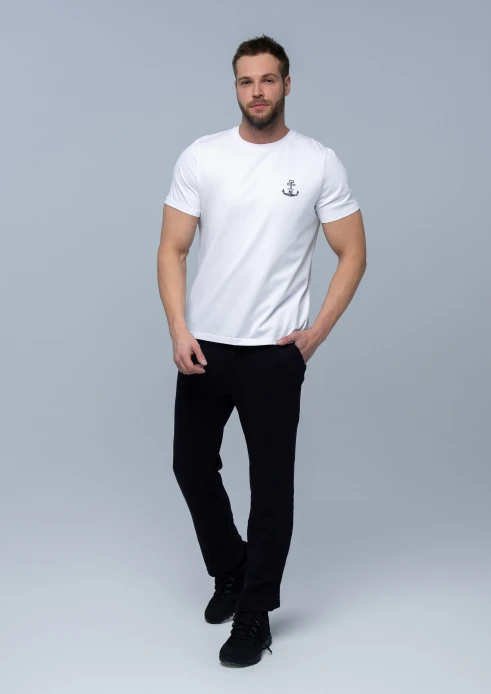 Купить футболка мужская «якорь» белая в интернет-магазине ArmRus по выгодной цене. - изображение 9