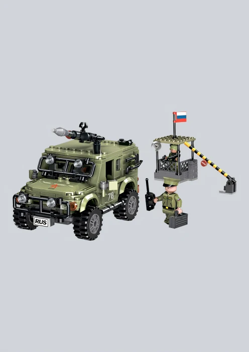 Купить игрушка-конструктор военный внедорожник «армия россии» 497 деталей в интернет-магазине ArmRus по выгодной цене. - изображение 1