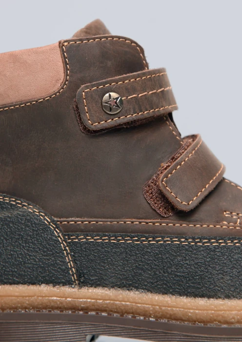 Купить зимние ботинки детские «армия россии» темно-коричневый в интернет-магазине ArmRus по выгодной цене. - изображение 3