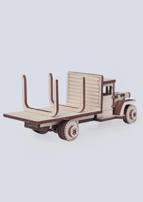 Купить игрушка-конструктор из дерева советский грузовик-лесовоз «зис-5» 43 детали в интернет-магазине ArmRus по выгодной цене. - изображение 4