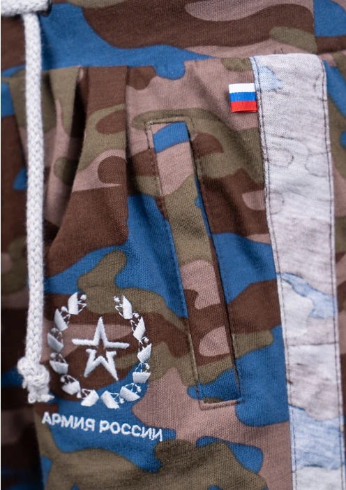 Купить шорты для девочки «армия россии» сине-зеленые в интернет-магазине ArmRus по выгодной цене. - изображение 3