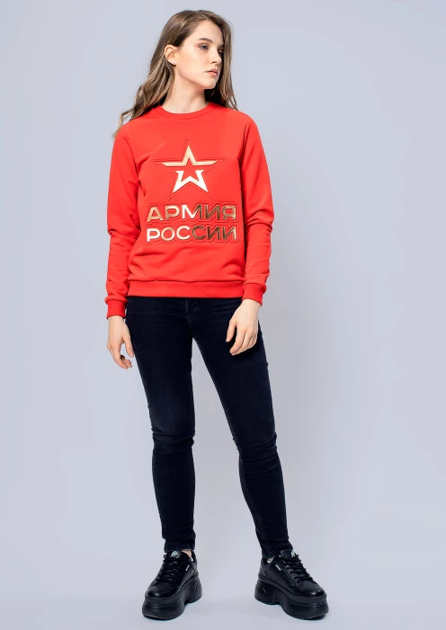Купить свитшот женский «армия россии. звезда» золотое тиснение в интернет-магазине ArmRus по выгодной цене. - изображение 4